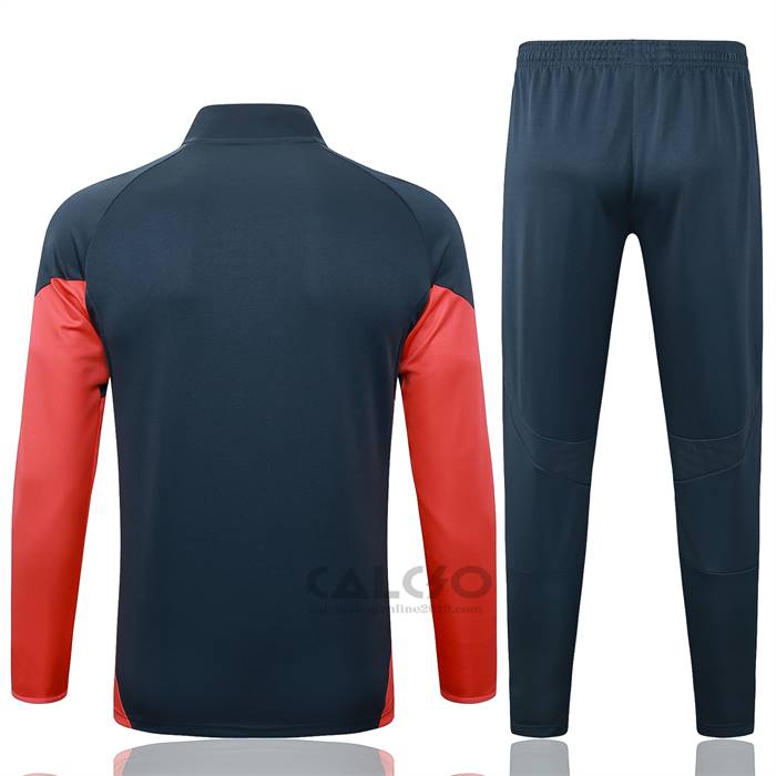 Tuta da Track di Giacca Bayern Monaco Bambino 2025-2026 Grigio Arancione
